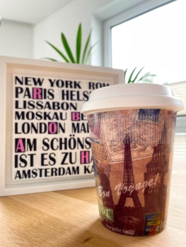 Coffee to go Mug "Bon Voyage! - Traveler's Mug"